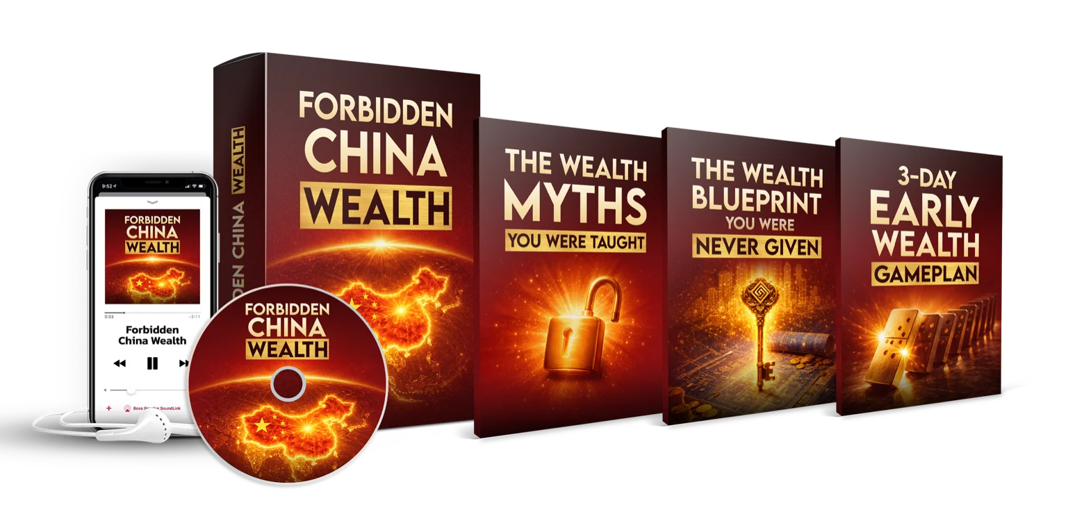Forbidden China Wealth audio program with three bonus guides