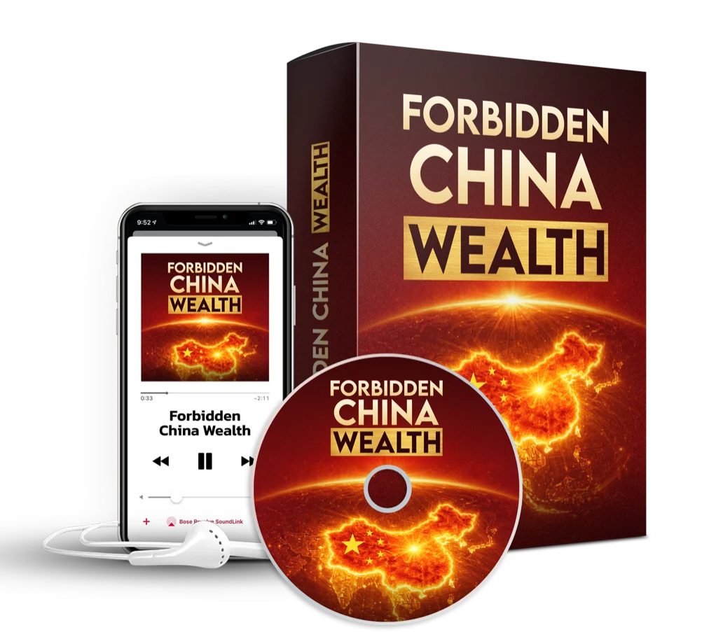 Forbidden China Wealth audio program box, disc and phone player